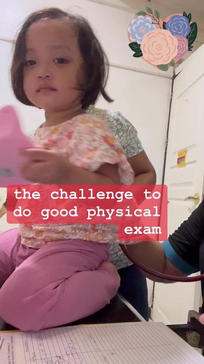 1K views · 24 reactions | The big challenge for us pediatrician is to do a good physical exam on our babies. Better if they are not crying or combative. Thus we do several techniques to distract them. #pediatric #babydoctor #babies #physicalexam | Baby Doc Helsie | Facebook