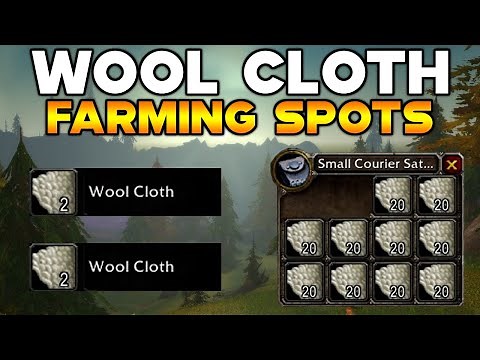 SoD BEST WOOL CLOTH FARMING SPOTS - World of Warcraft Classic