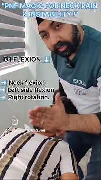 Neck PNF Technique for Better Cervical Stability !Physio Tip#exercise #physiotherapy #pnf #neckpain