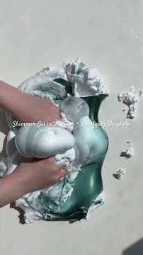 Shimmer Gel + Foam Slime ✨ What Happens When They Meet?