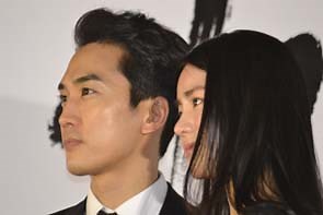 [현장] 송승헌, 임지연의 녹색스캔들 '인간중독'  기자시사회