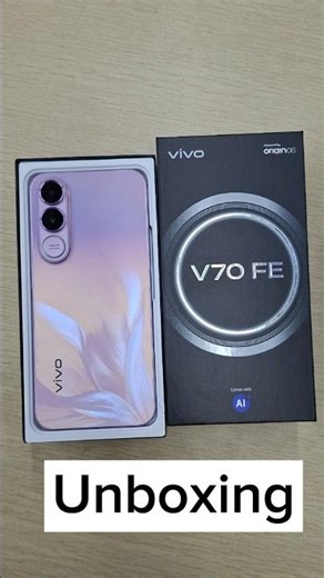 Vivo V70 FE Unboxing Review With Camera Test