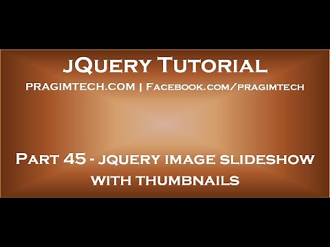 jquery image slideshow with thumbnails