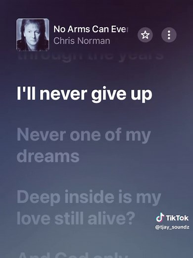 No Arms Can Ever Hold You - Lyrics and Karaoke
