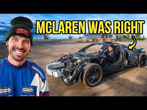 DRIVING MY WRECKED MCLAREN 720s I JUST REBUILT