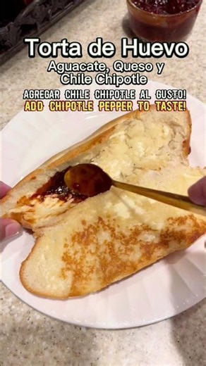 Egg Torta with Avocado, Cheese, and Chipotle Chile | Shorts
