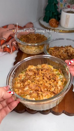 Last year my best friend in the whole world came to visit me for Thanksgiving and we made a huge feast—365 days later and I’m STILL thinking about her green bean casserole 😂😂 here’s a single serve, high protein version of it ✨ a pre-Thanksgiving FAV of mine !!! 35g protein here and so easy 🤌🏼 feel free to use fresh green beans if you prefer, I like the French style from a can here 😭 From my Homemade cookbook!! If you’re tired of guessing, ordering out, or eating the same bland meals on repe