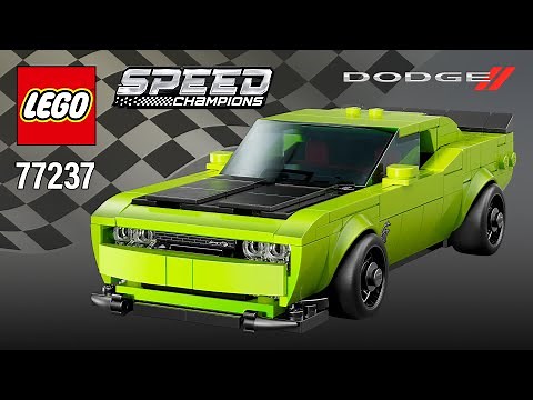 LEGO Speed Champions Dodge Challenger SRT Hellcat (77237)[390 pc] Step-by-Step Building Instructions