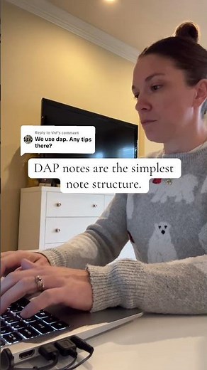 DAP Notes 🗒️ tips! #supervision #newtherapist #therapy #lmsw #msw
