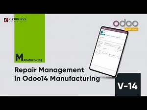 Repair Management in Odoo14 Manufacturing