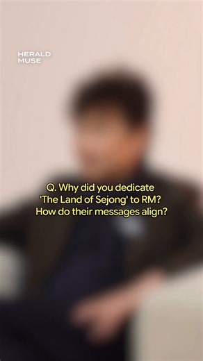 Author Kim Jin-myung on why he dedicated his book 'The Land of Sejong' to #RM:👤 RM is an artist who’s always thinking about life.👤 You can feel him pondering what it means to sing and how to use his influence to deliver meaningful values to his fans.👤 Think about the ‘Speak Yourself’ speech at the UN.👤 It’s essentially about finding your own identity and navigating this tough world with confidence.👤 It’s like saying, “Speak your truth, let it all out,” but to express something, you first ha