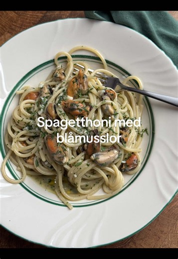 Spagetthoni med blåmusslor – En läcker pastarätt