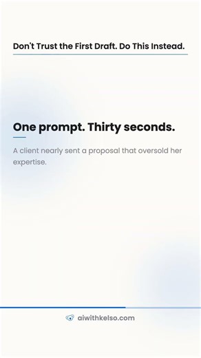 How do you check AI output before you use it?