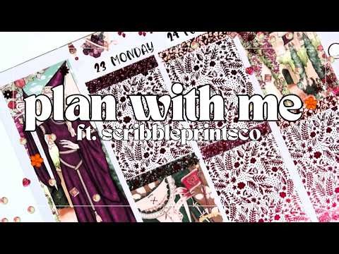🏰PLAN WITH ME🏰 MEMORY PLANNING FT. SCRIBBLEPRINTSCO. | Plannahannah