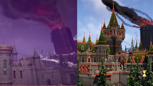 "This castle looks better than in the game!": Minecraft player recreates popular Castle Doom from Fortnite