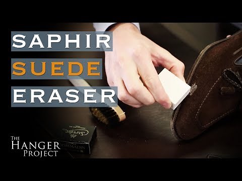 How to Remove Stains from Suede Shoes | Saphir Suede Eraser