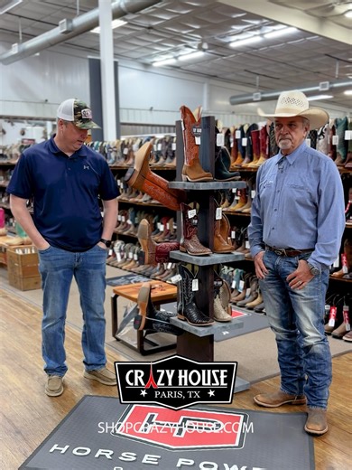 We’re back with Doc—our Anderson Bean Boot Company & Horse Power Boots rep. Hear the story behind the Top Hand line and how Crazy House helped bring it to life! | Crazy House Western Wear