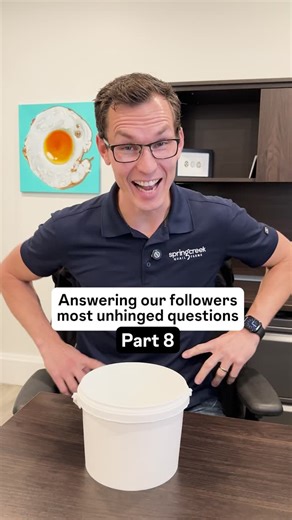 Spring Creek Quail Farms on Instagram: "How do we manage the smell? 👃 To put it simply, we don't. 😂 It's just the name of the game with farming. The good news is we're so used to it, we barely notice it anymore! #farmfresh #familyfarm #quaileggs"