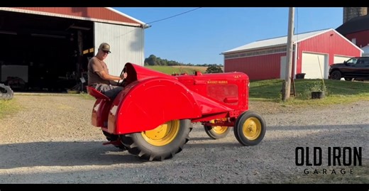 101K views · 810 reactions | Anyone out there a fan of orchard tractors? The Massey-Harris 44 Orchard tractor was actually a specialized version of the 44 model designed to work in orchards. There was an estimated production of around 120-150 units made, and distinctive design elements like streamlined bodywork, full skirts, fender guards, and a special gas cap to prevent branches from snagging. #oldirongarage #oldiron | Old Iron Garage | Facebook