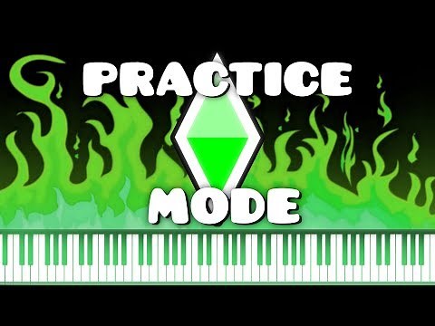 Synthesia [Piano Tutorial] Geometry Dash - Practice Mode