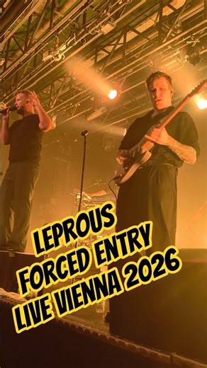 Leprous - Forced Entry - Live Simm City Wien - 26.01.2026 4K Vienna