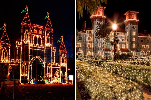 Inside the top holiday light display locations in the US–from Florida to Indiana