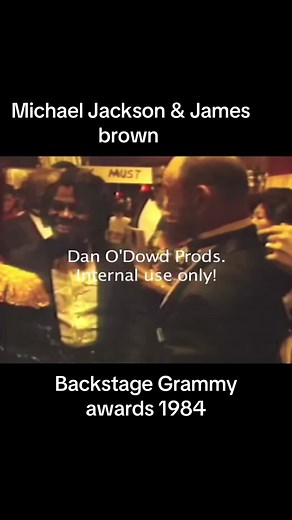 Michael Jackson & James Brown: 1984 Grammy Backstage Moments