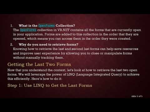 Retrieve the Name of the Last and Second to Last Open Forms in VB.NET
