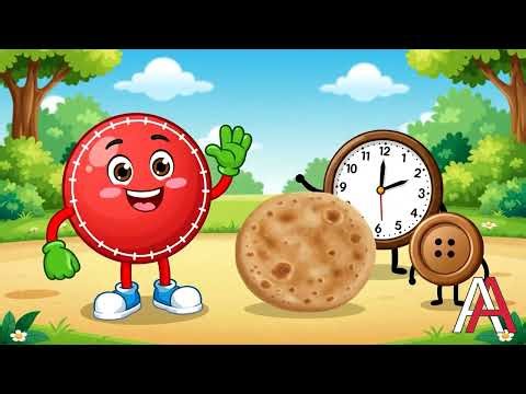 Math for Kids 3+ | 2D Shape: Circle | For Students