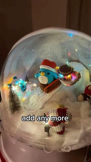 What's a snow globe without snow?