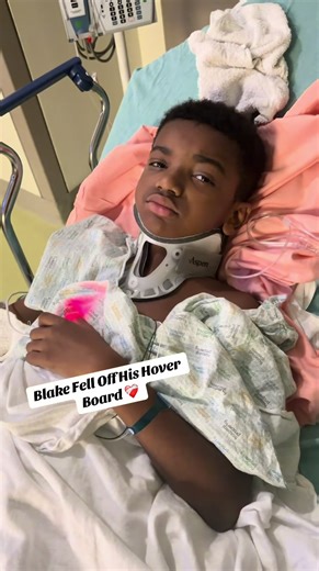 Blake Fell Off His Hover Board ❤️‍🩹 #speedyrecovery #Fyp | Hoverboard