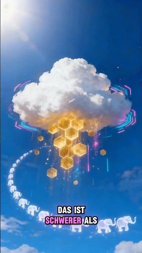 Diese Wolke wiegt mehr als 100 Elefanten. ☁️⚖️