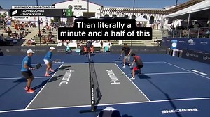 A 137 shot dink rally 😱😱 | PPA Tour