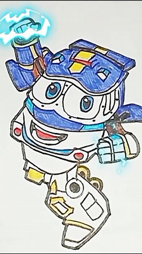 Robot Trains Drawing Tutorial for Beginners