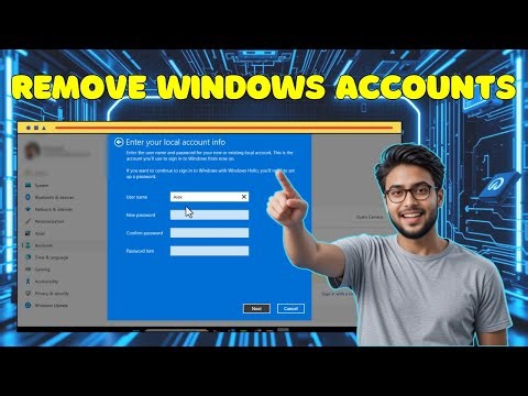 How To Remove Accounts From Windows 11 | Switch to Local Account (2026)