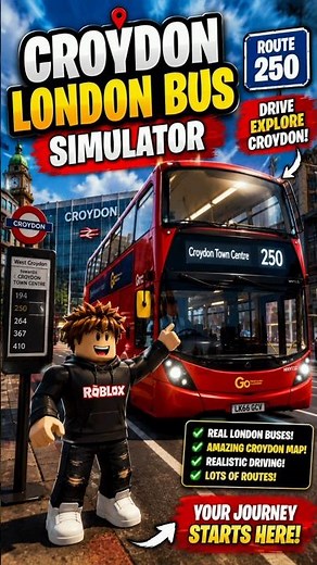 Roblox I Play A Amazing Game Croydon: London Bus Simulator 🚌🚌😀😀