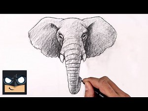 How To Draw an ELEPHANT | Sketch Saturday - Videos For Kids