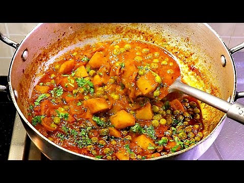 आलू मटर की मसालेदार सब्ज़ी नए तरीके से | Aloo Matar ki Sabzi | Aloo Matar Curry | KabitasKitchen
