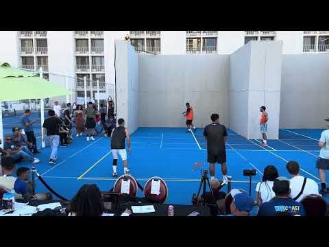 🔵 Next Generation Handball 🌕 The MVP Doubles 3 wall Game in Las Vegas 🔵 #onewallforolympics