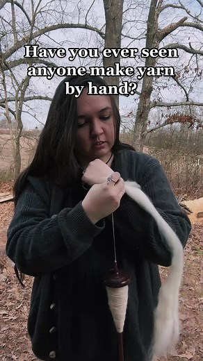 Spindle spinning is my favorite form of meditation. 💫 #yarntok #yarnandthyme
