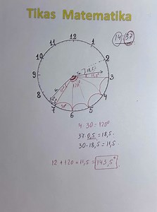 65K views · 690 reactions |  საათის ისრებს შორის კუთხის გამოთვლა❤️...