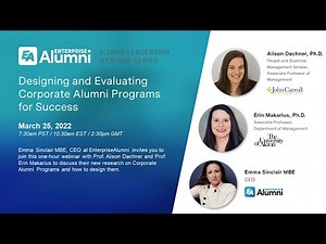 Designing and Evaluating Corporate Alumni Programs for Success