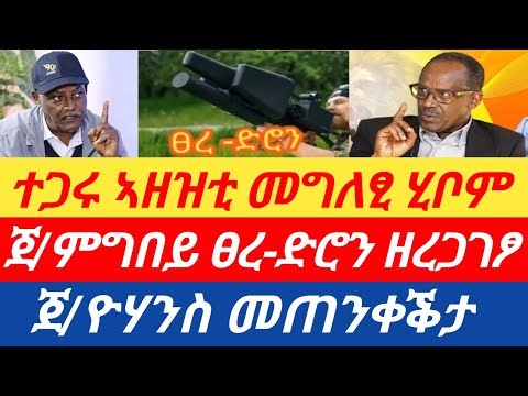 ሰበር🔥 ክልተ ተጋሩ ጀነራላት ተፃራሪ መግለፂ ሂቦም/ ጀ/ምግበይ ስለ ፀረ-ድሮን ዘረጋገፆ/ ጀ/ዮሃንስ ዝሃቦ መጠንቀቕታ