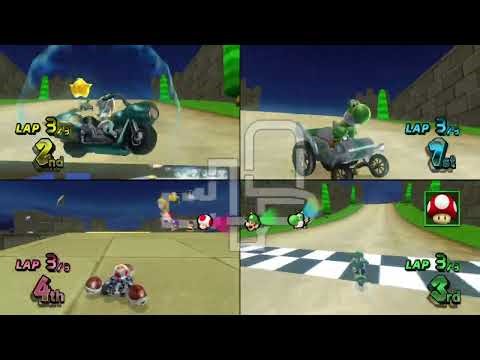 Mario Kart Wii Custom Tracks ✦ 4 Players #348