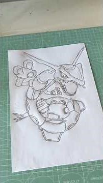 How to draw Rayquaza - Pokémon #rayquaza #drawing #pokemon #tutorial
