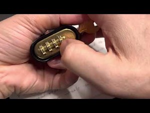 Making a DIY Master 178 / 175 / 176 Padlock Combination Reset Key