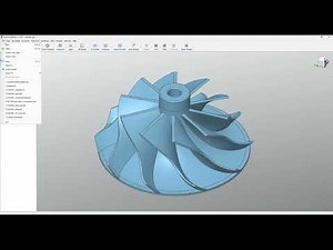 Step-By-Step Tutorial (Impeller): Intermediate course for reverse engineering with QUICKSURFACE