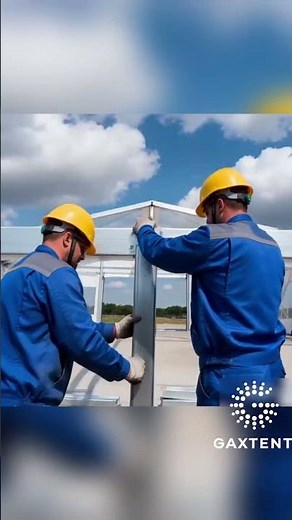 The Exact Process of Setting Up Giant Event Tents #Construction #HowItsMade