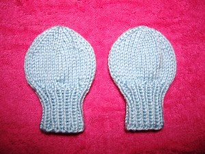 How to knit No-scratches Baby Mittens, Free Knitting Pattern with Video!