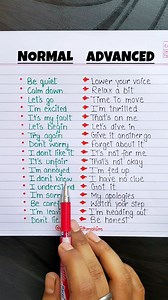 5.7K reactions · 165 comments | Normal vs. Advanced English ✨ . . . #english #englishgrammar #vocabulary #education | Tushar Ghosh | Facebook